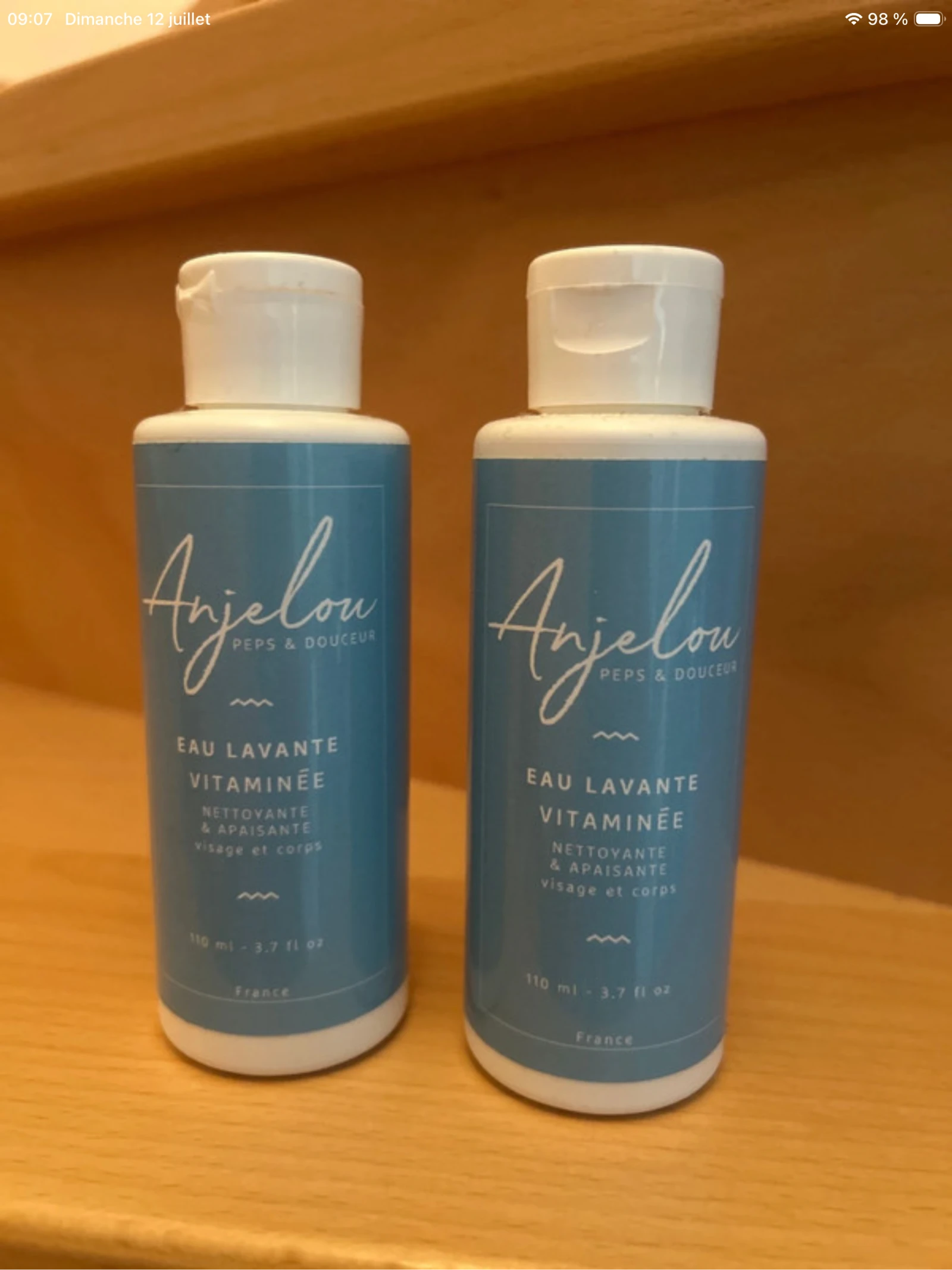 2 Água de Limpeza Vitaminada Limpadora e Calmante ANJELOU💕💕 – photo 3